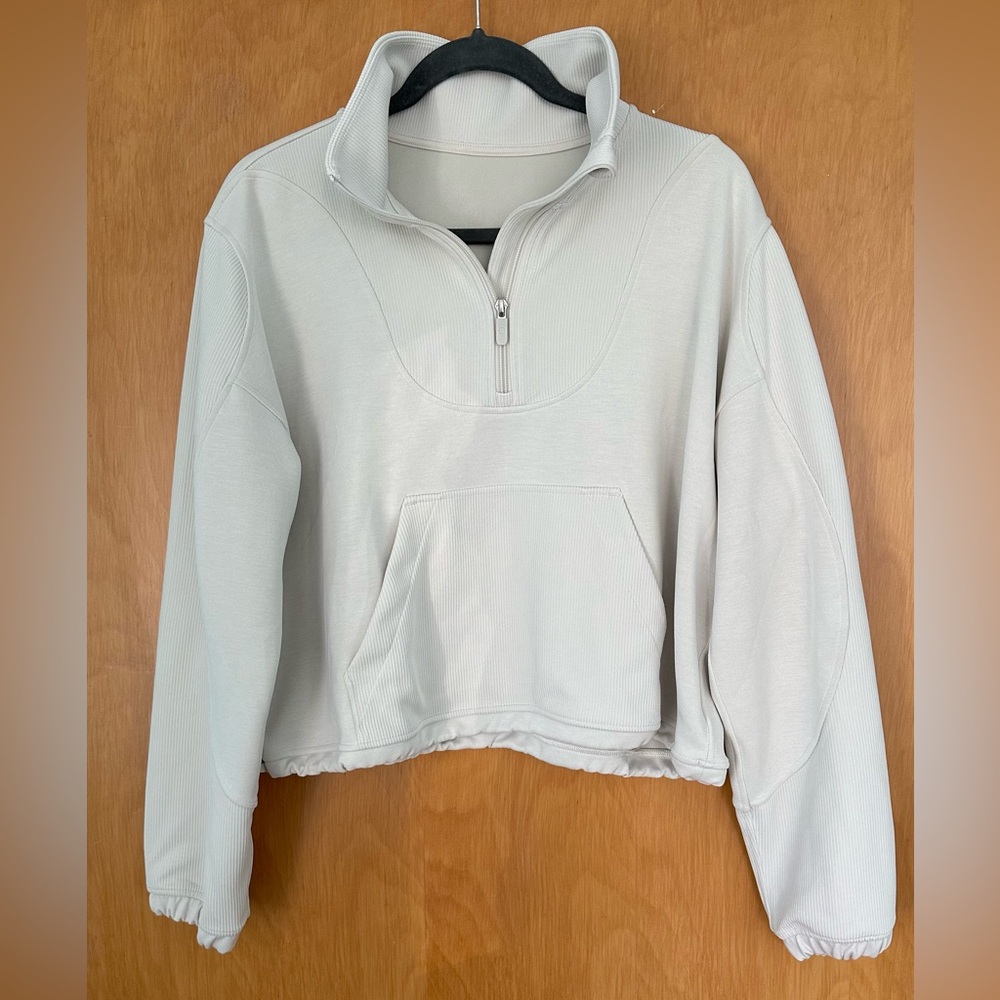 Lululemon Brushed Softstreme Ribbed Half Zip